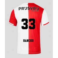 Maglie da calcio Feyenoord David Hancko #33 Prima Maglia 2023-24 Manica Corta